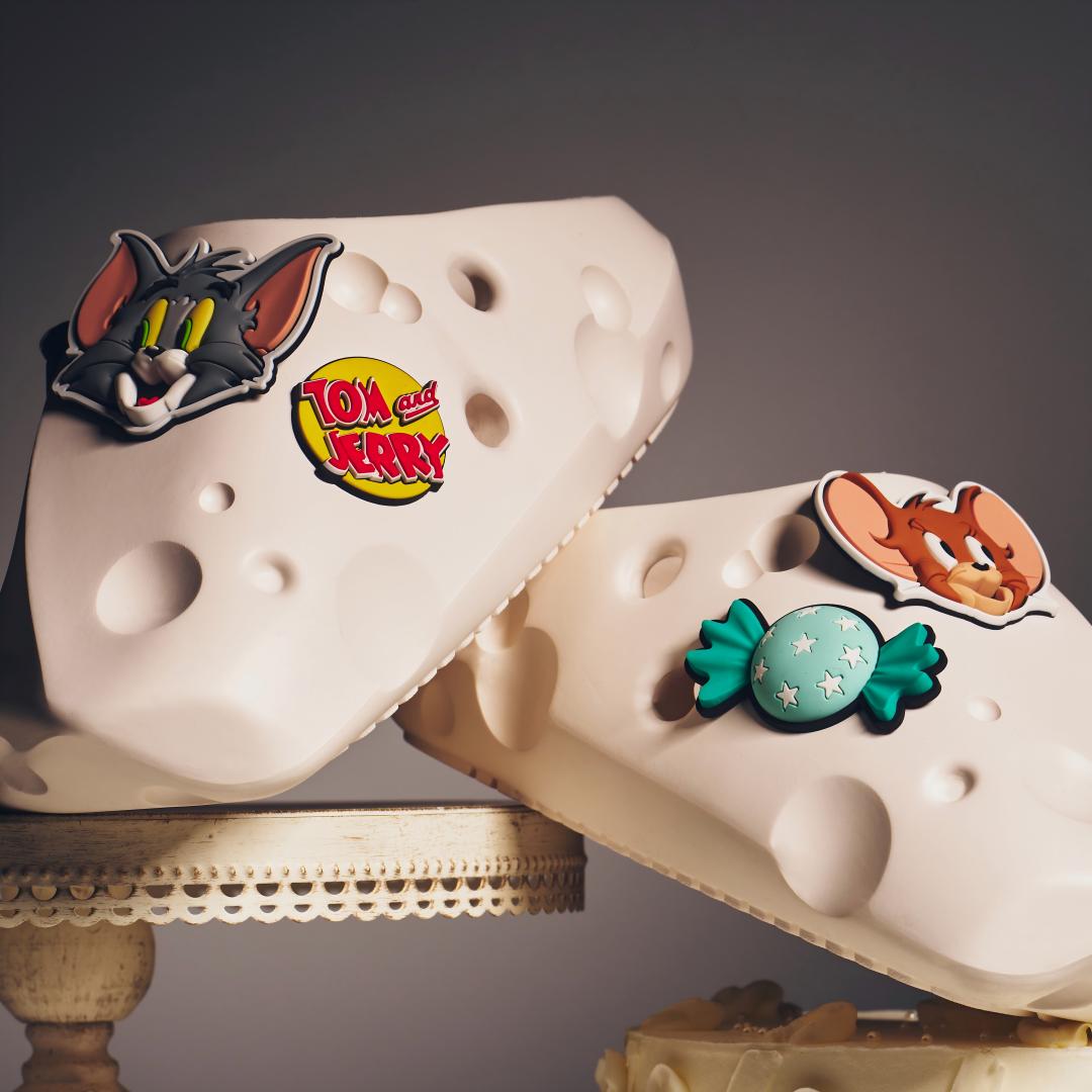 XHEYDAY x Tom & Jerry Cheese Slip On White