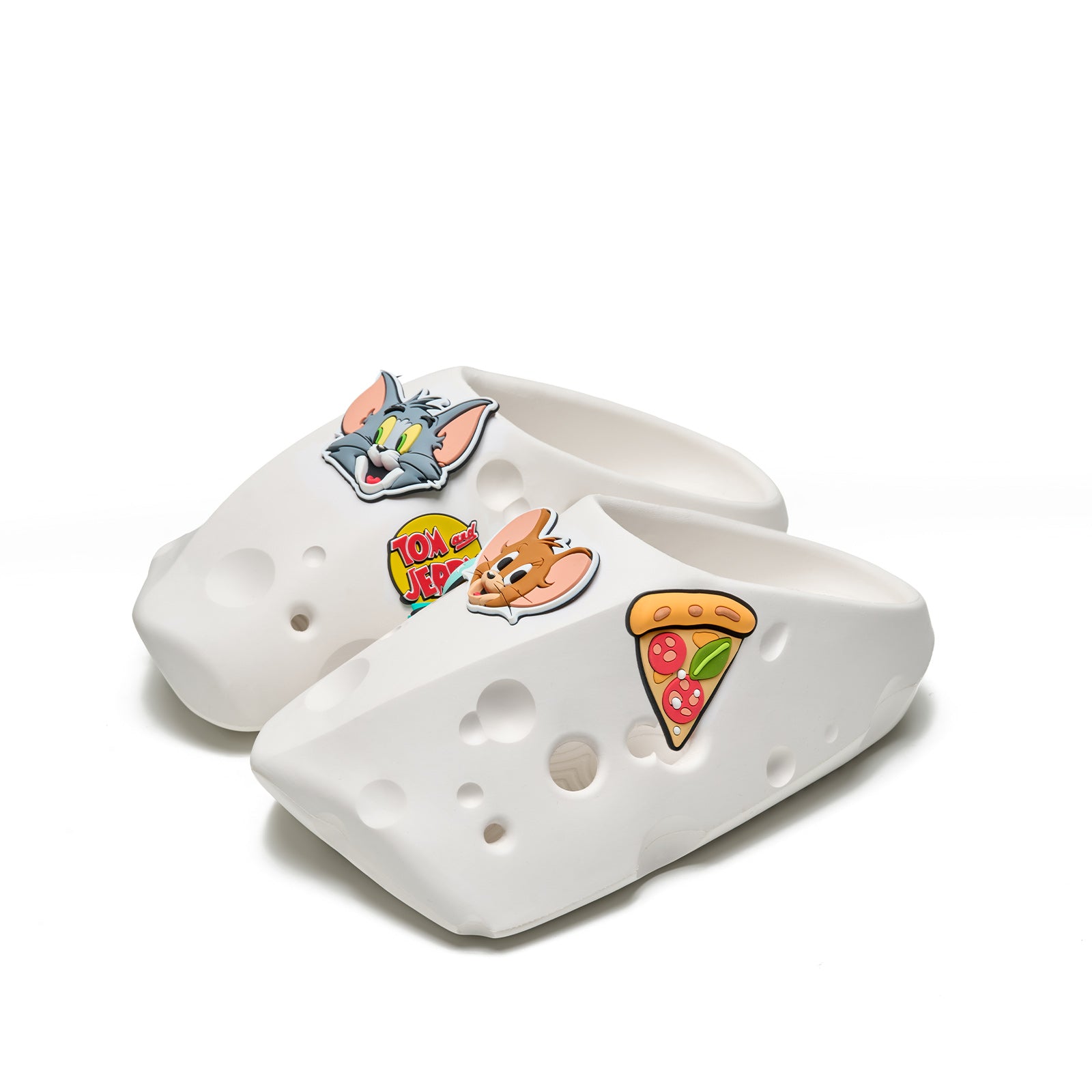 XHEYDAY x Tom & Jerry Cheese Slip On White