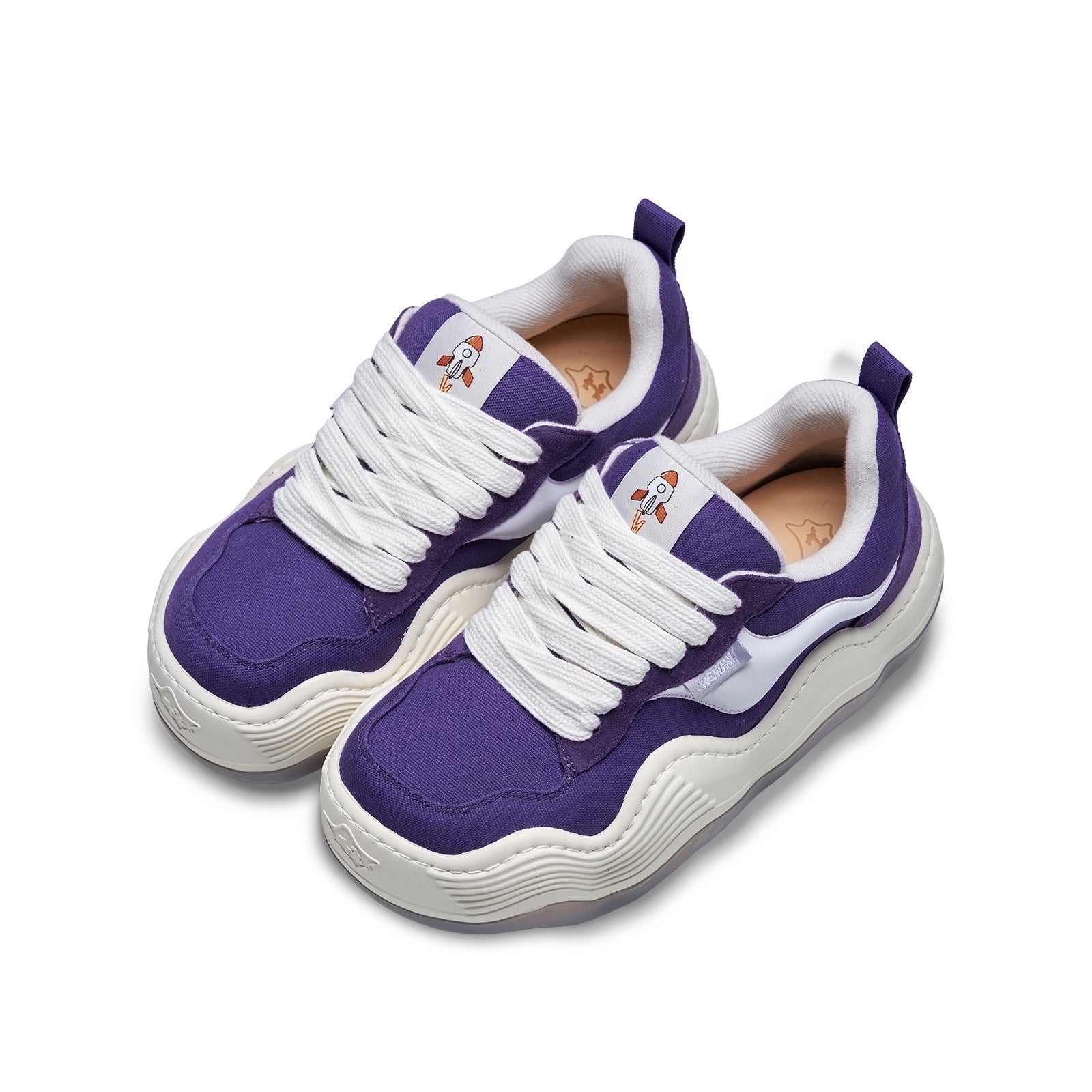 xHeyday Street Style Sneaker Triple Wavy Purple Rocket