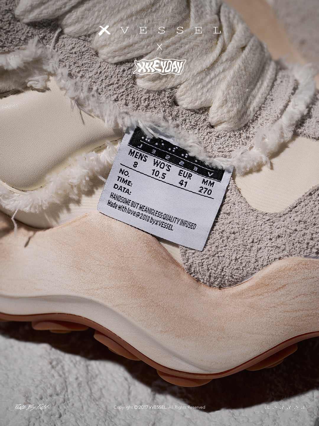 yyyy3様ベージュ xVESSEL x XHEYDAY T-Front Wavy Creamy