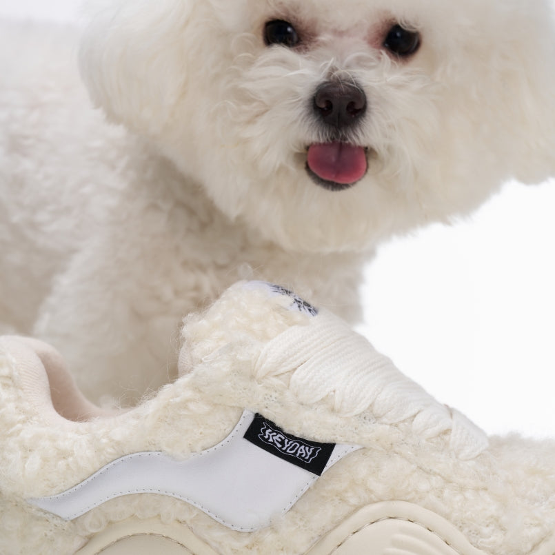 国内で当店のみ XHEYDAY シューズ ホワイト フリース XHEYDAY Triple Wavy White Fleece